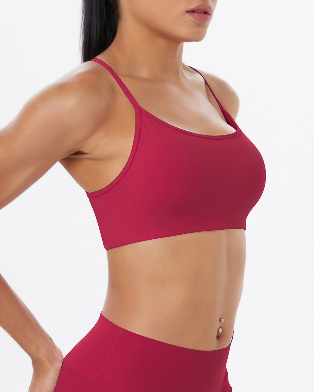 Gwen Sports Bra - Carmine