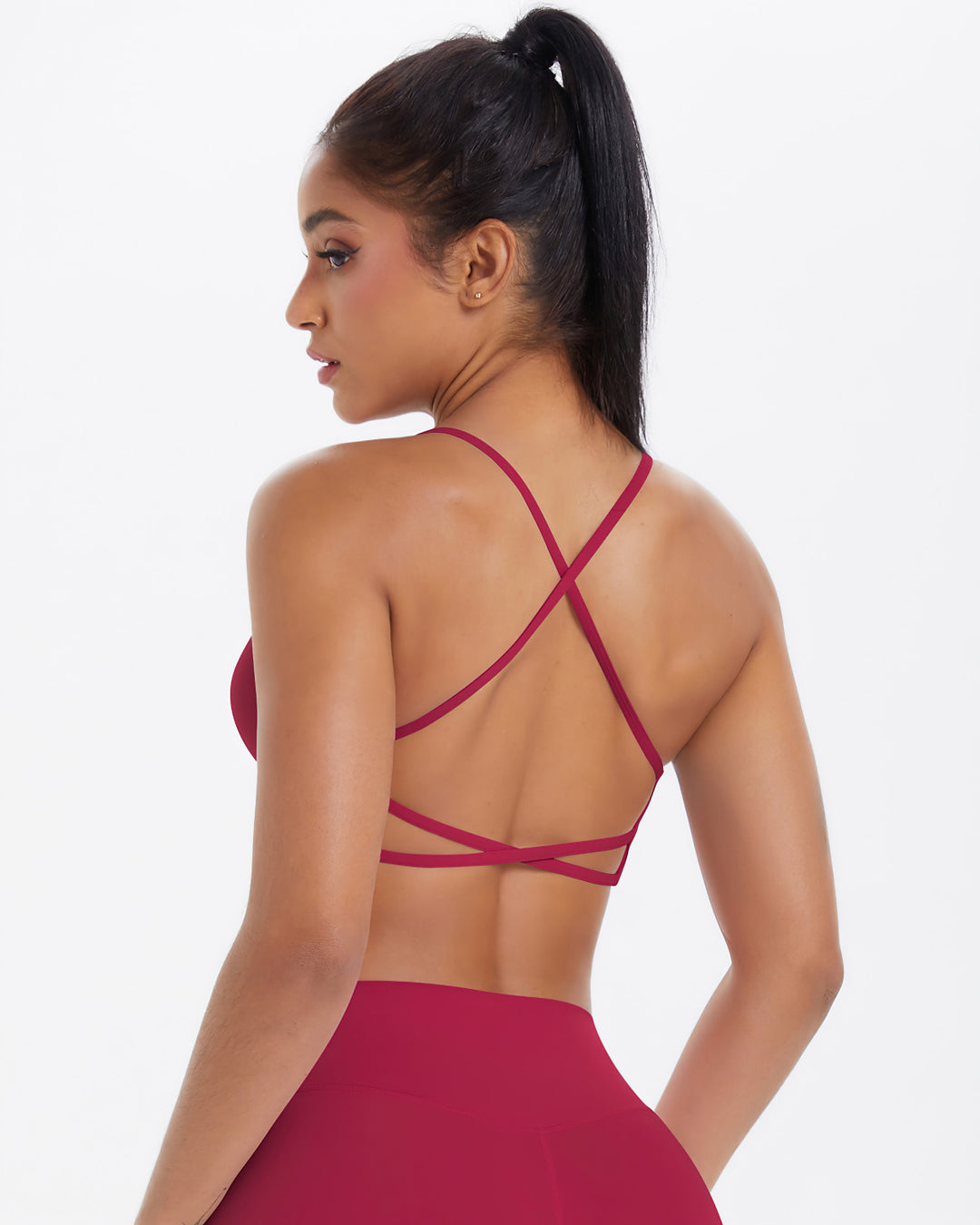 Gwen Sports Bra - Carmine