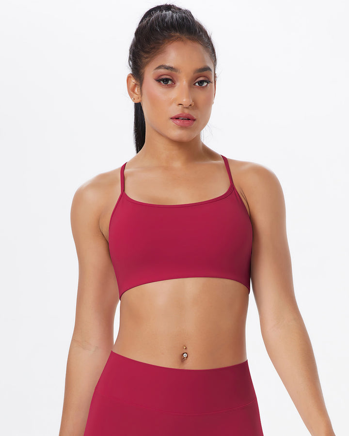 Gwen Sports Bra - Carmine