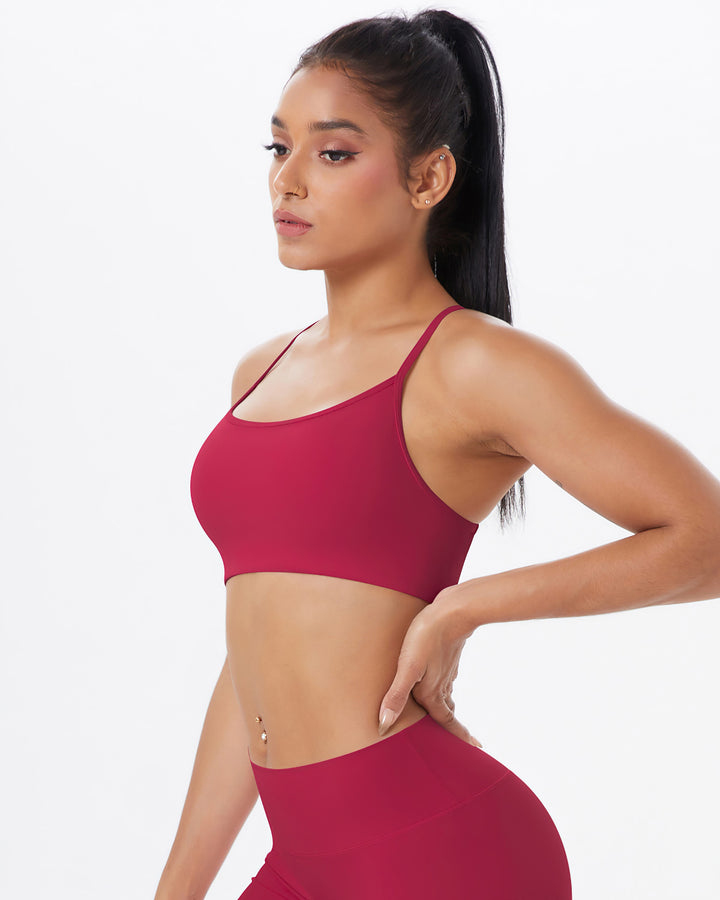 Gwen Sports Bra - Carmine