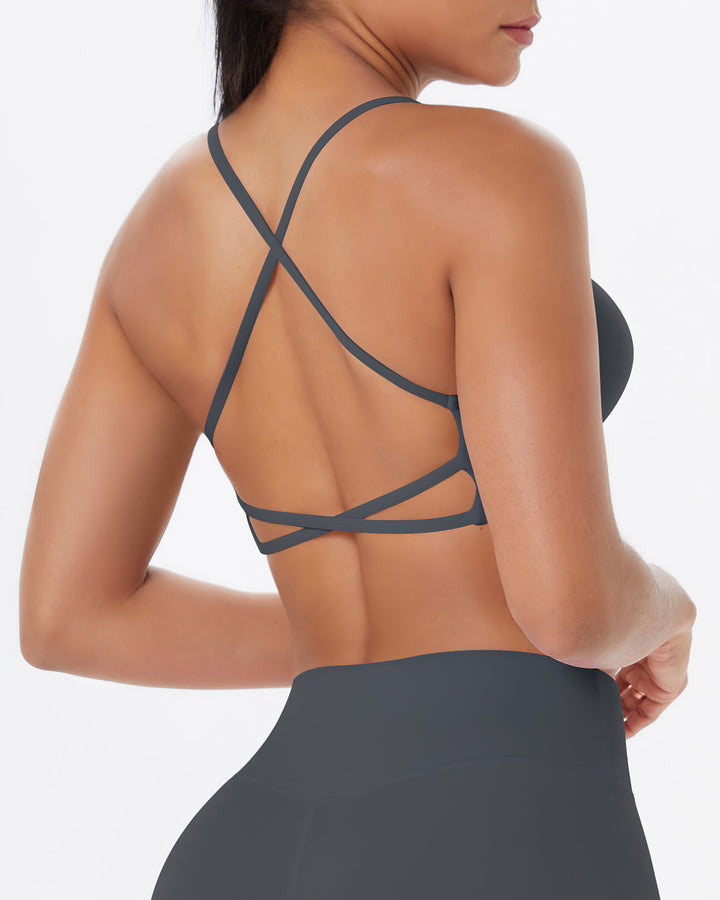 Gwen Sports Bra - Dark Grey