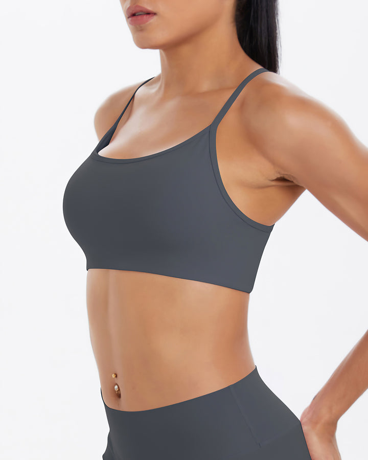 Gwen Sports Bra - Dark Grey
