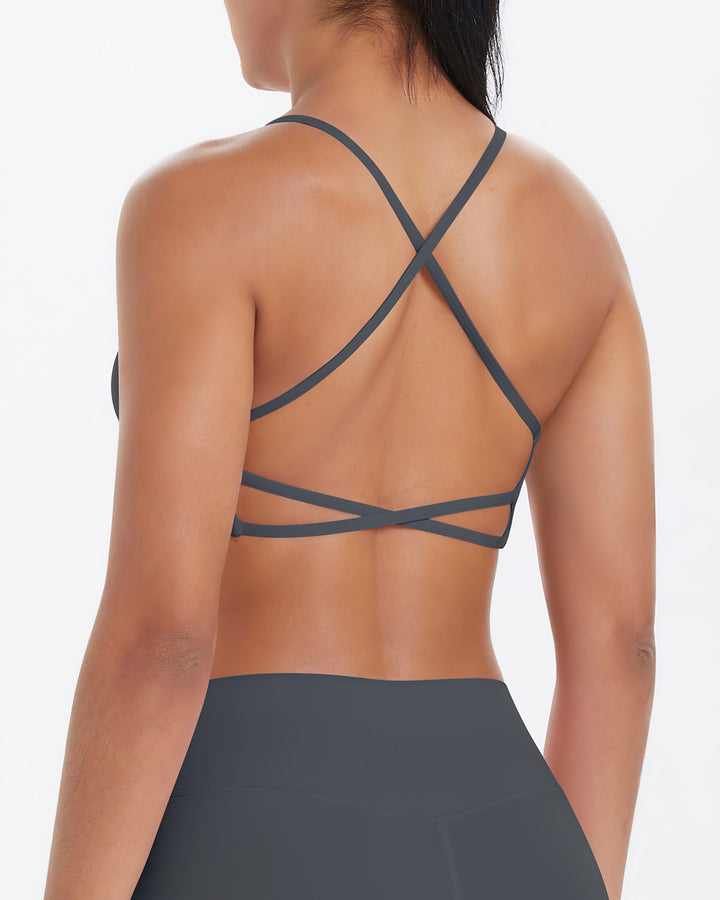 Gwen Sports Bra - Dark Grey