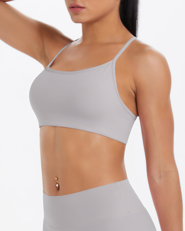 Gwen Sports Bra - Light Grey