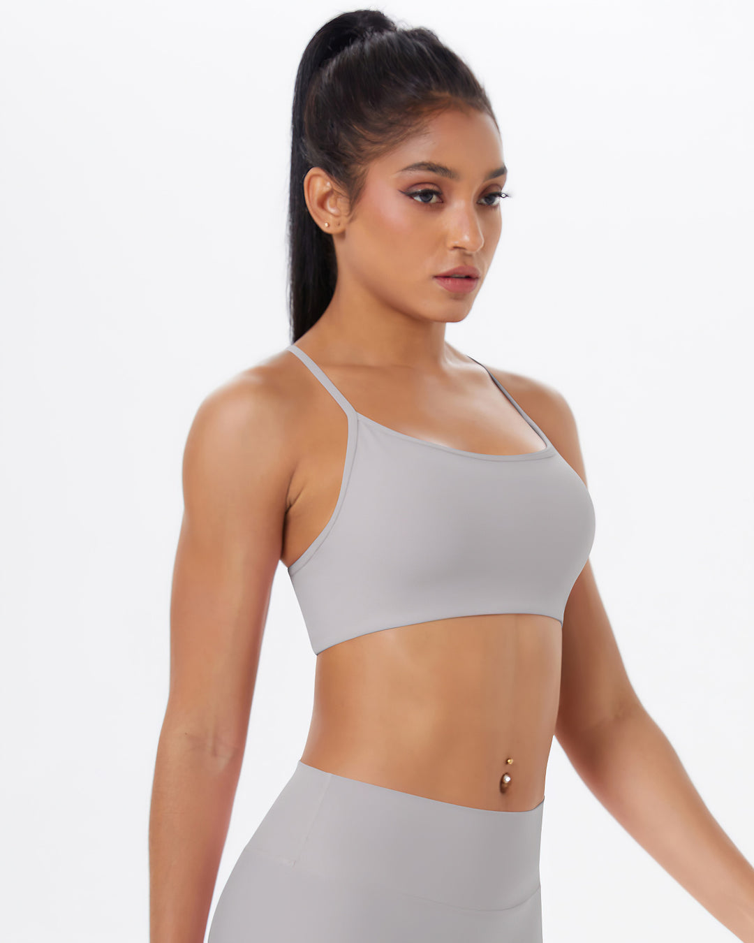 Gwen Sports Bra - Light Grey