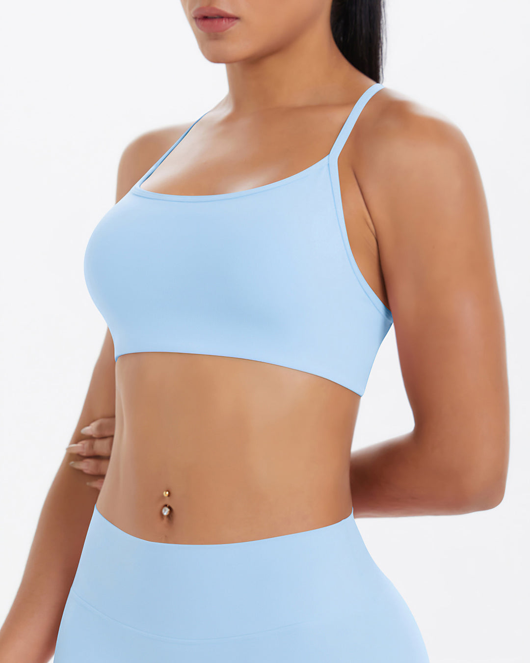Gwen Sports Bra - Sky Blue