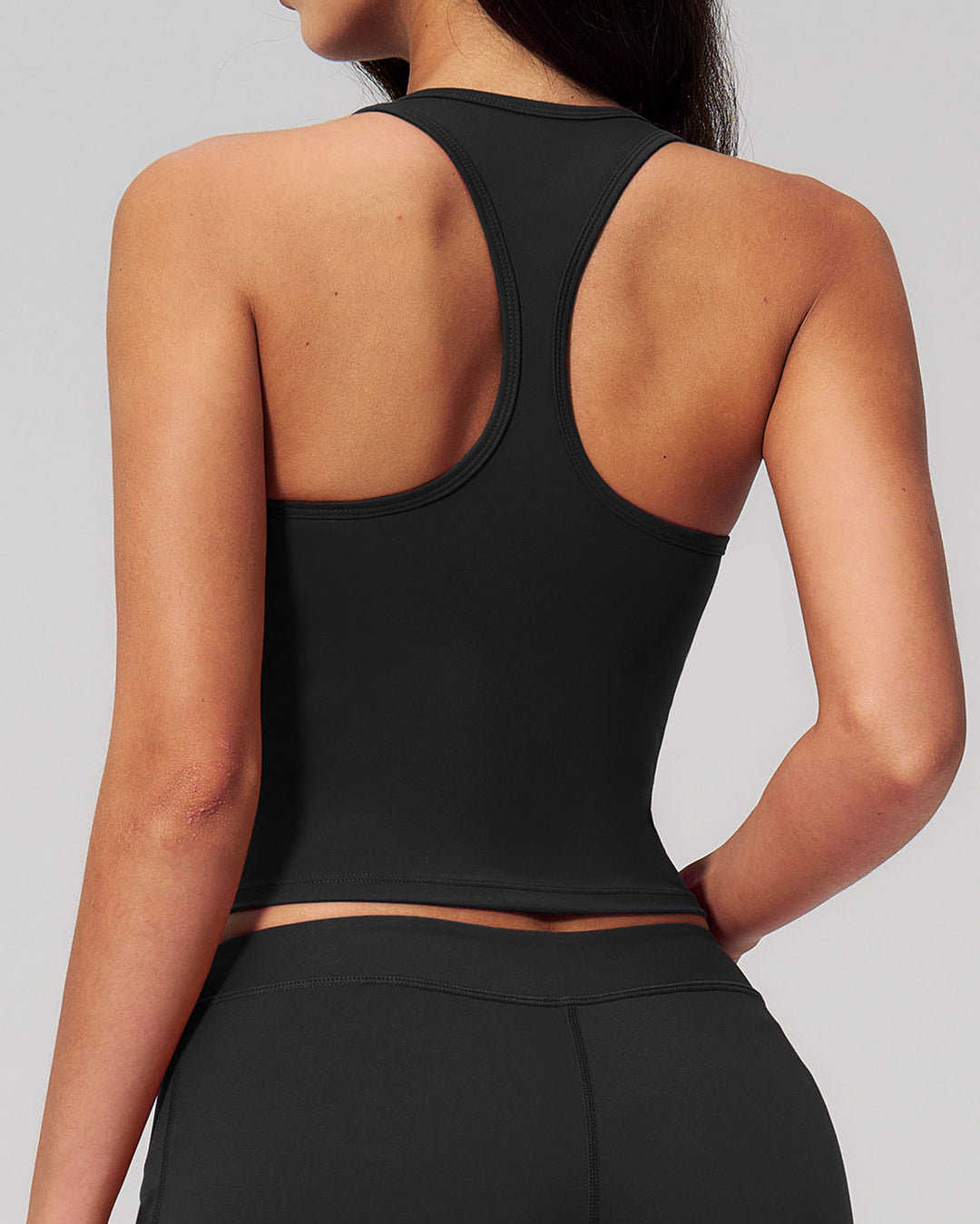 Halo Crop Top - Black