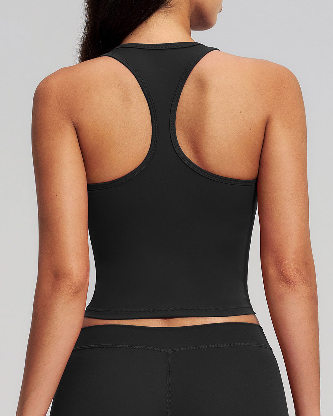 Halo Crop Top - Black