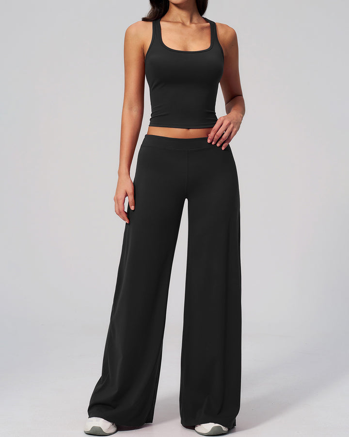 Halo Crop Top - Black