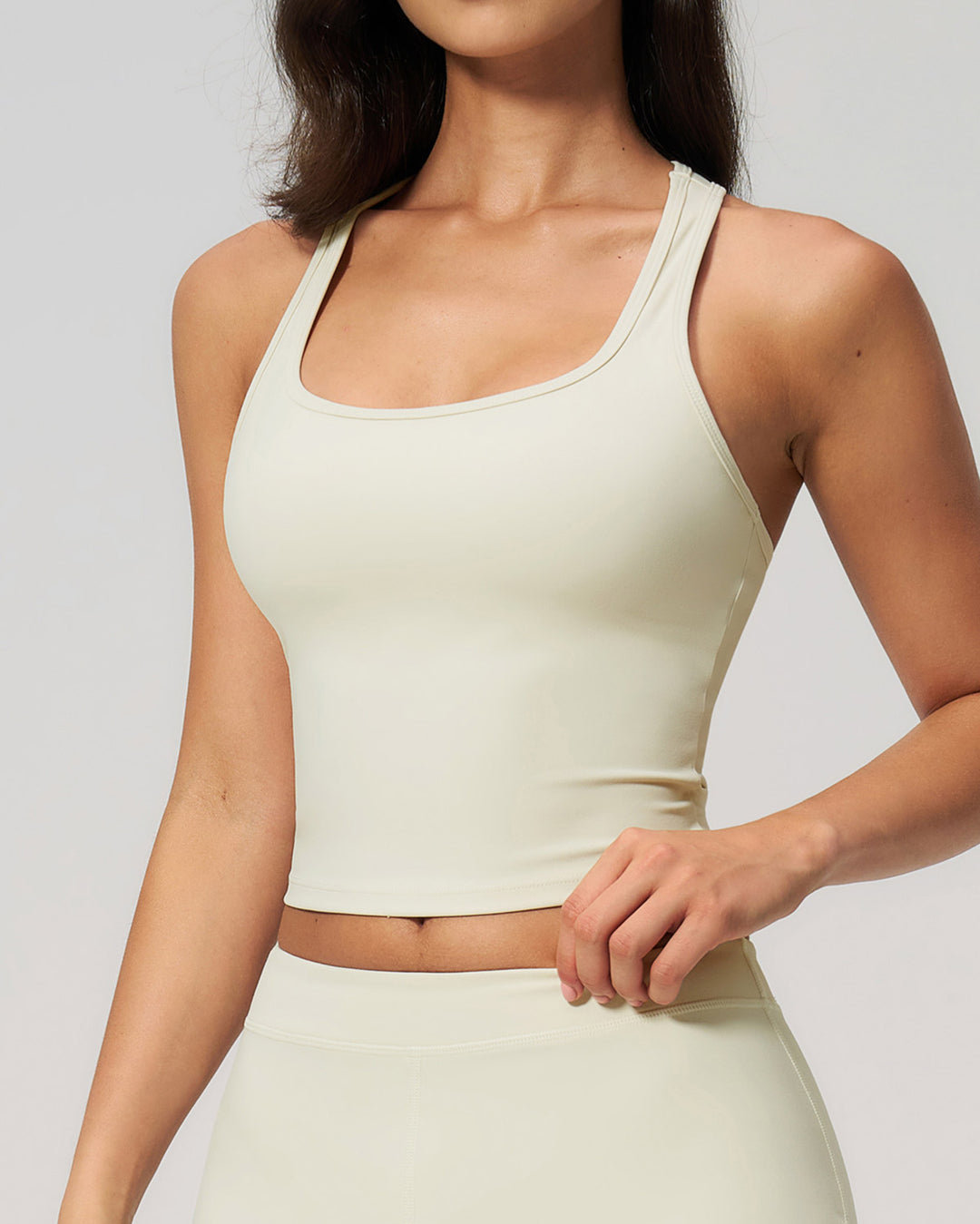 Halo Crop Top - Cream
