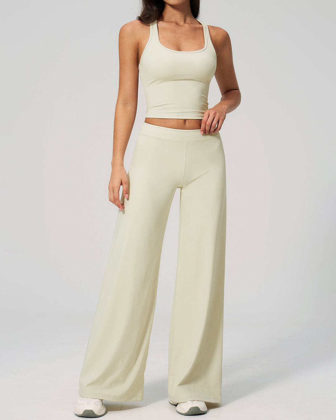 Halo Crop Top - Cream