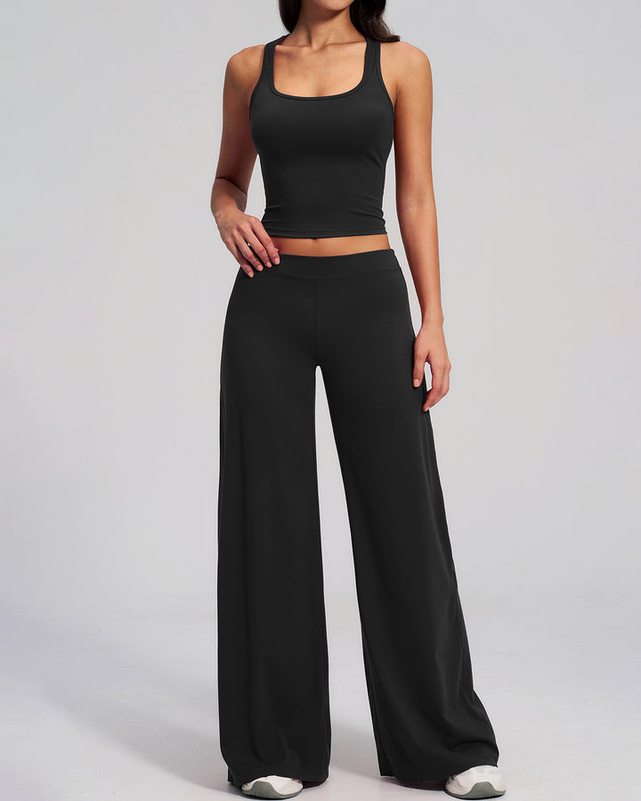 Halo Flare Leggings - Black