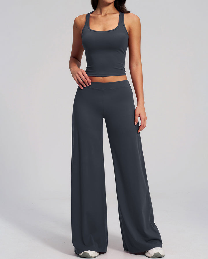 Halo Flare Leggings - Charcoal