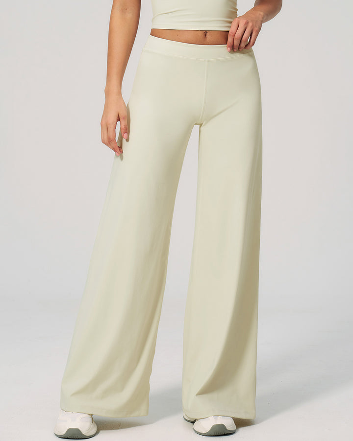 Halo Flare Leggings - Cream