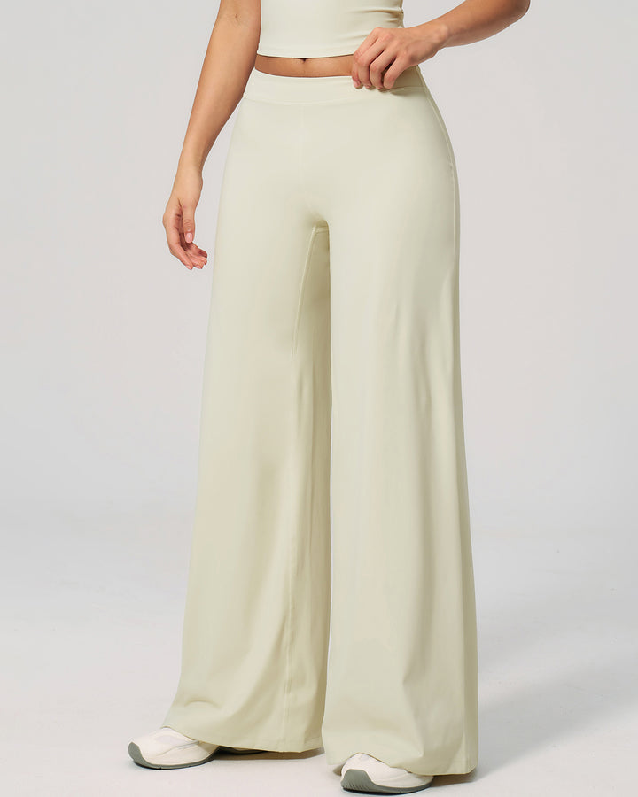 Halo Flare Leggings - Cream
