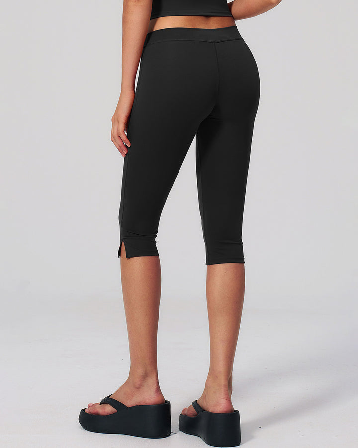 Halo Seamless Capri - Black