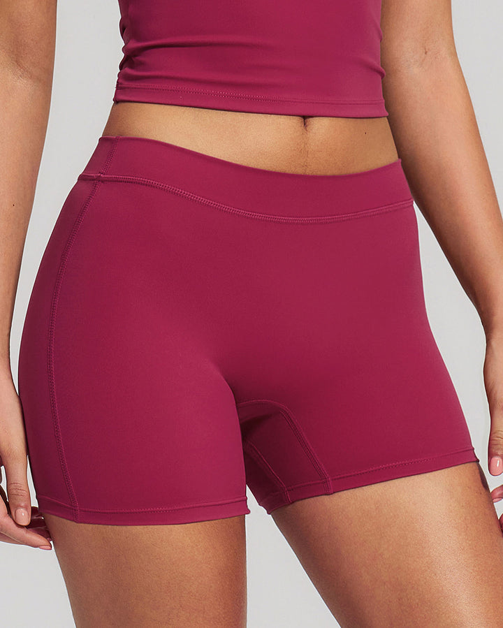 Halo Seamless Shorts - Berry