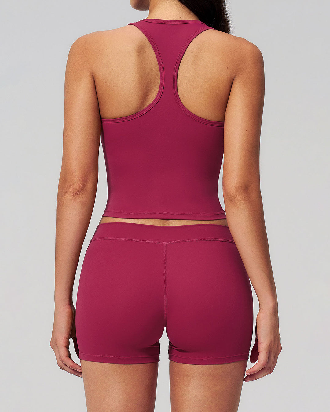 Halo Seamless Shorts - Berry