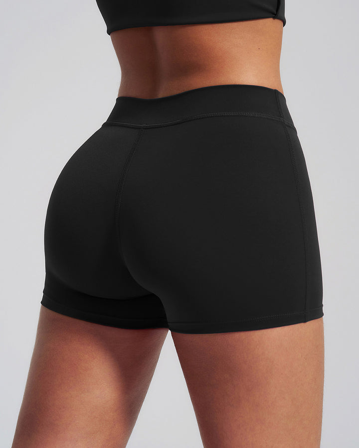 Halo Seamless Shorts - Black