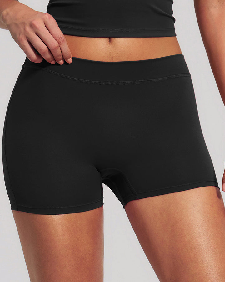 Halo Seamless Shorts - Black