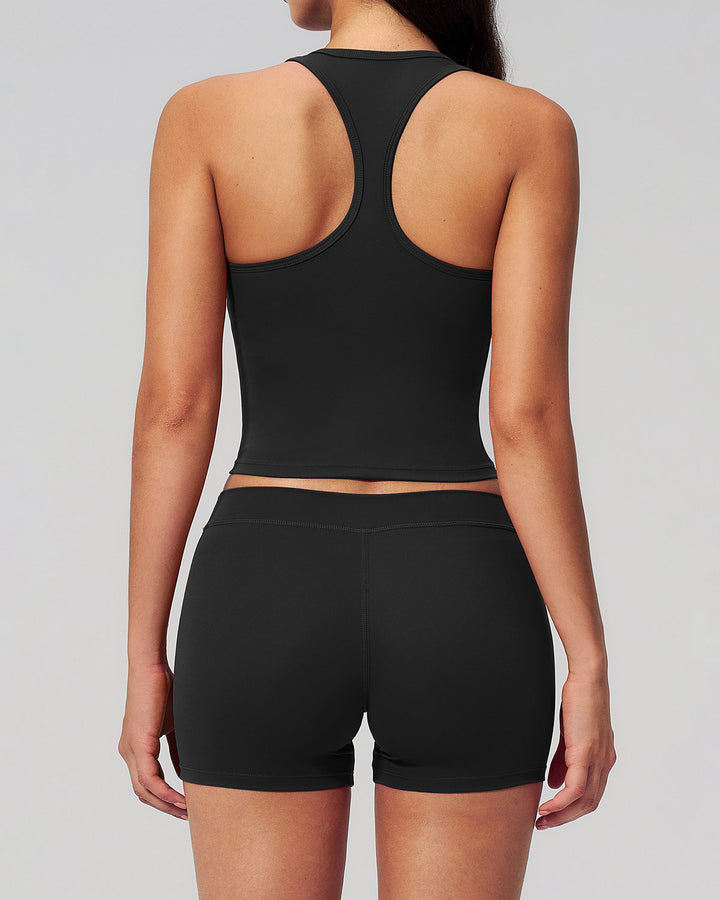 Halo Seamless Shorts - Black