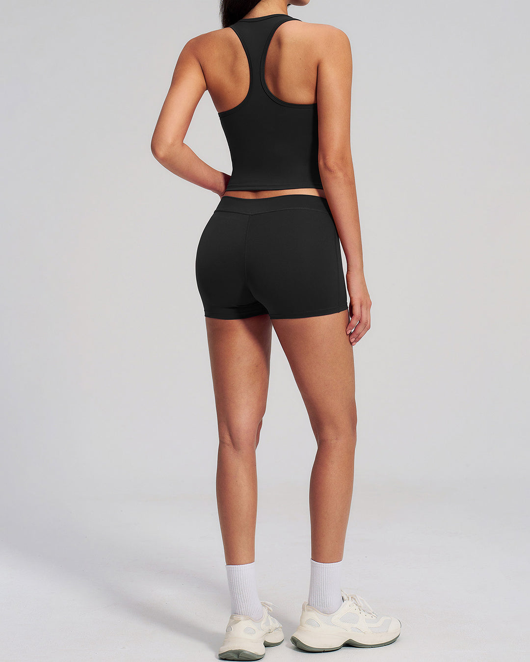 Halo Seamless Shorts - Black