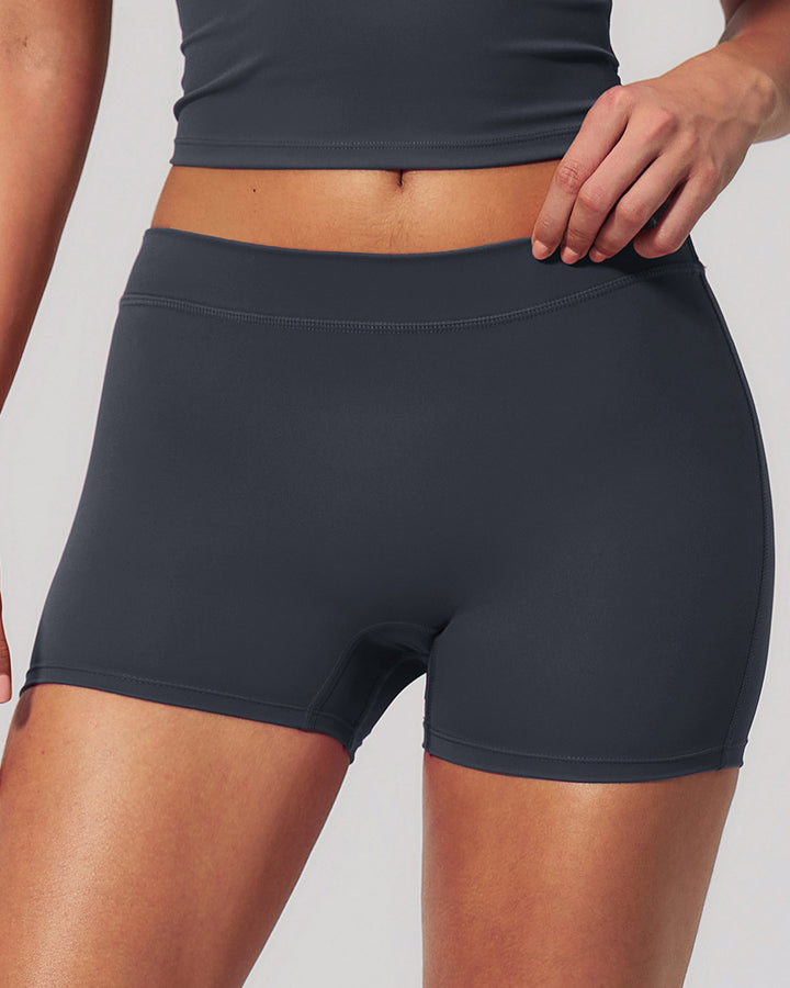 Halo Seamless Shorts - Charcoal