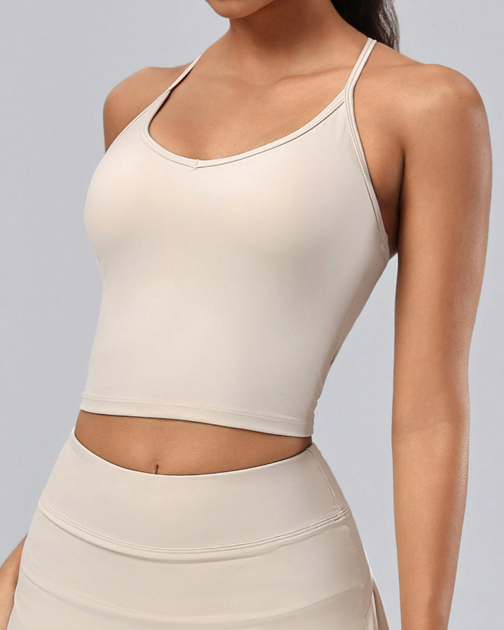 Haniya Crop Top - Beige