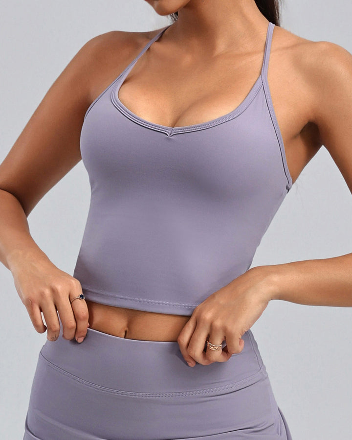 Haniya Crop Top - Lilac