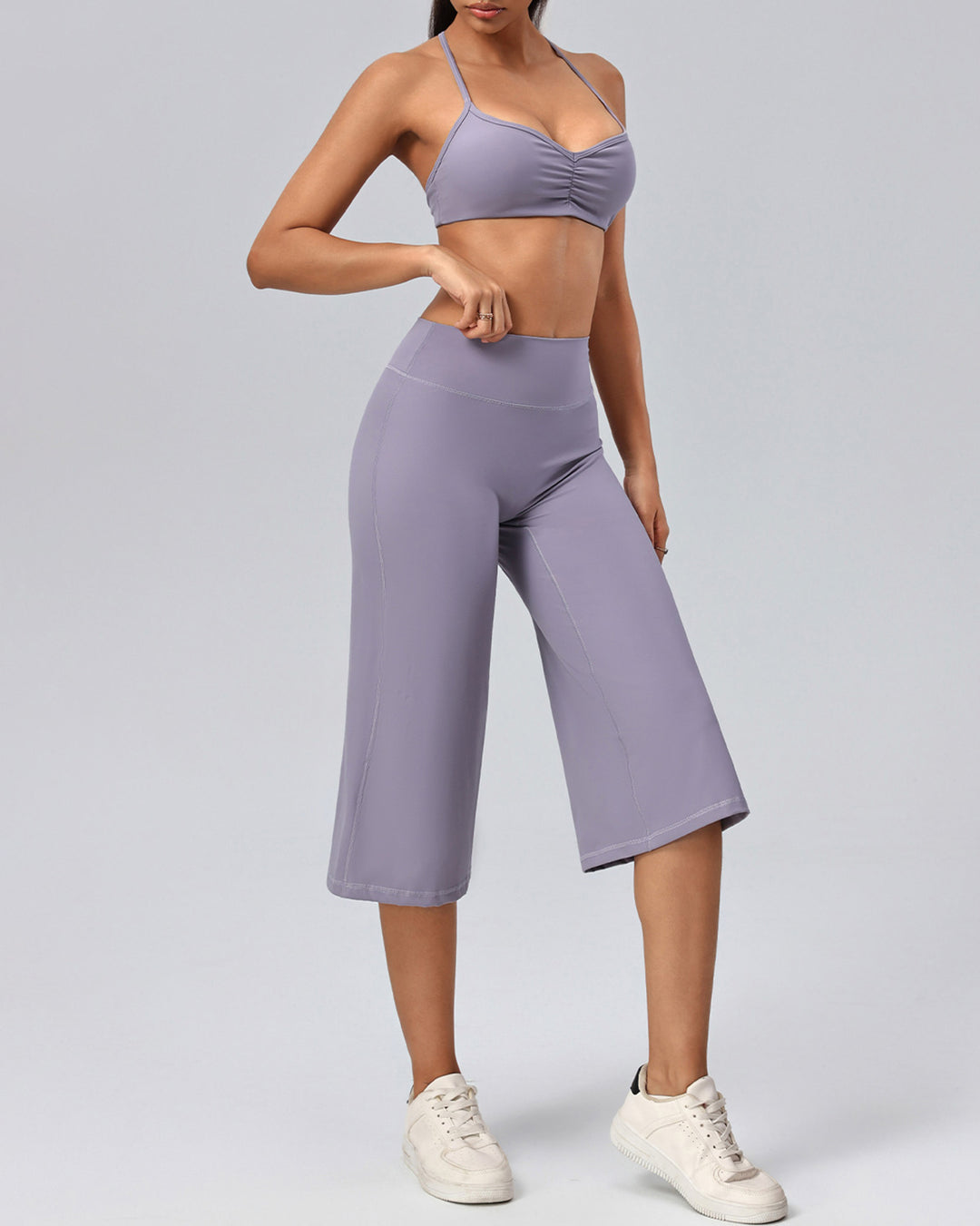 Haniya Seamless Capri - Lilac