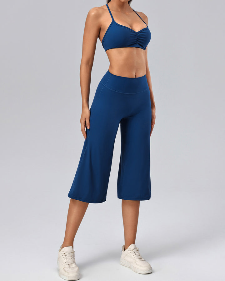 Haniya Seamless Capri - Navy