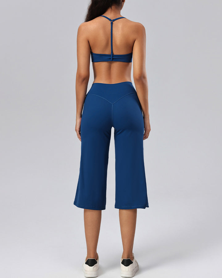 Haniya Seamless Capri - Navy