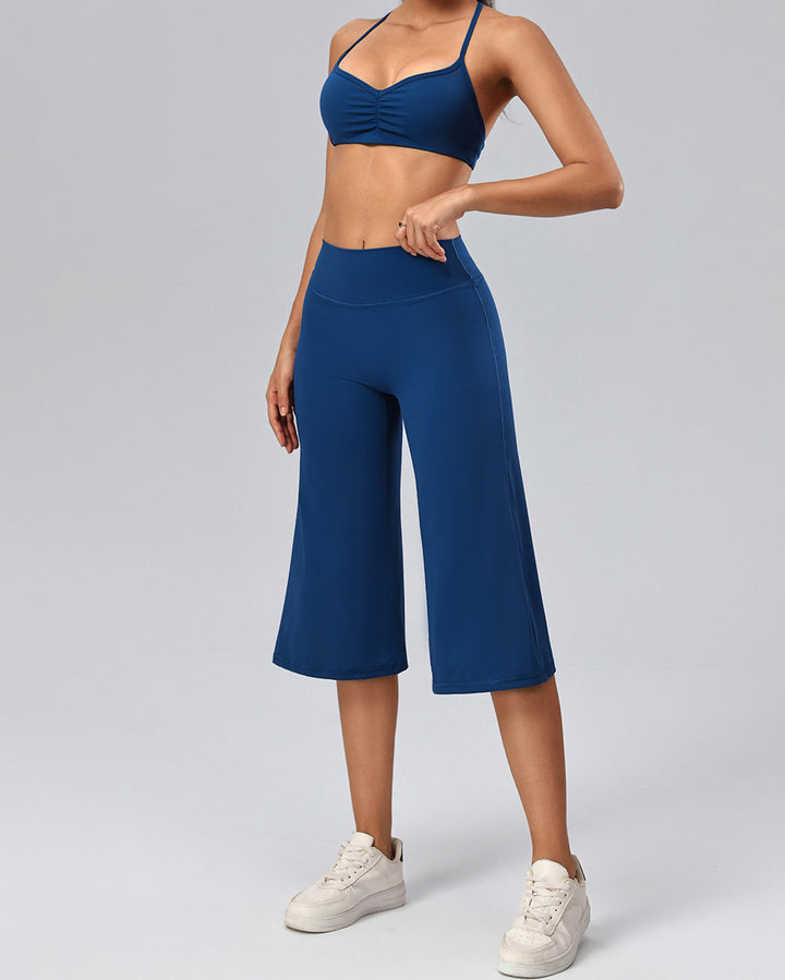Haniya Seamless Capri - Navy