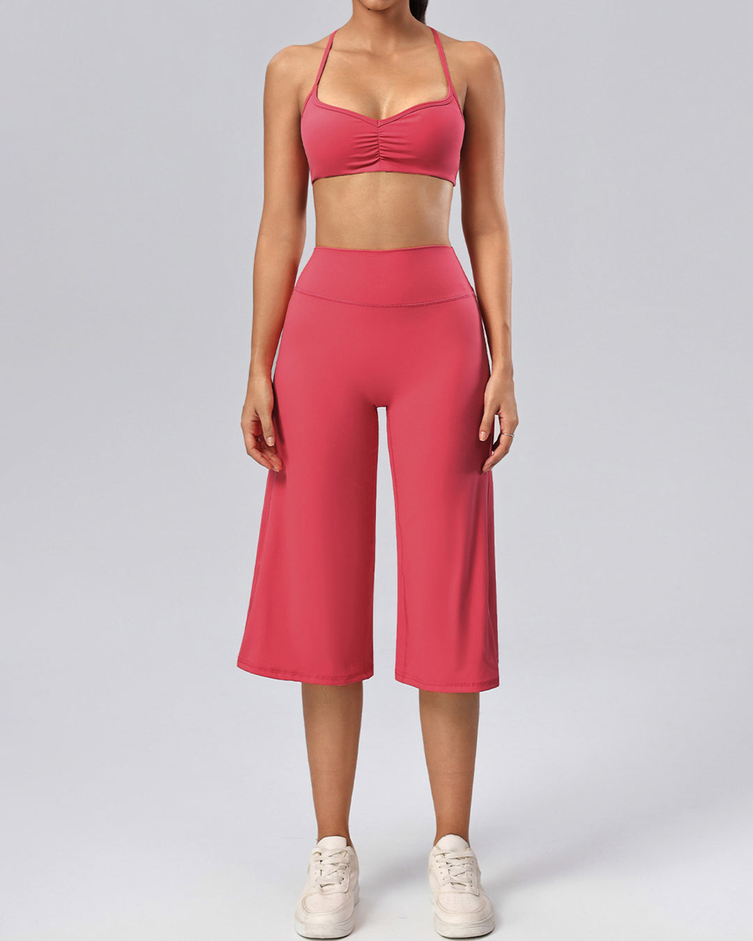 Haniya Seamless Capri - Raspberry
