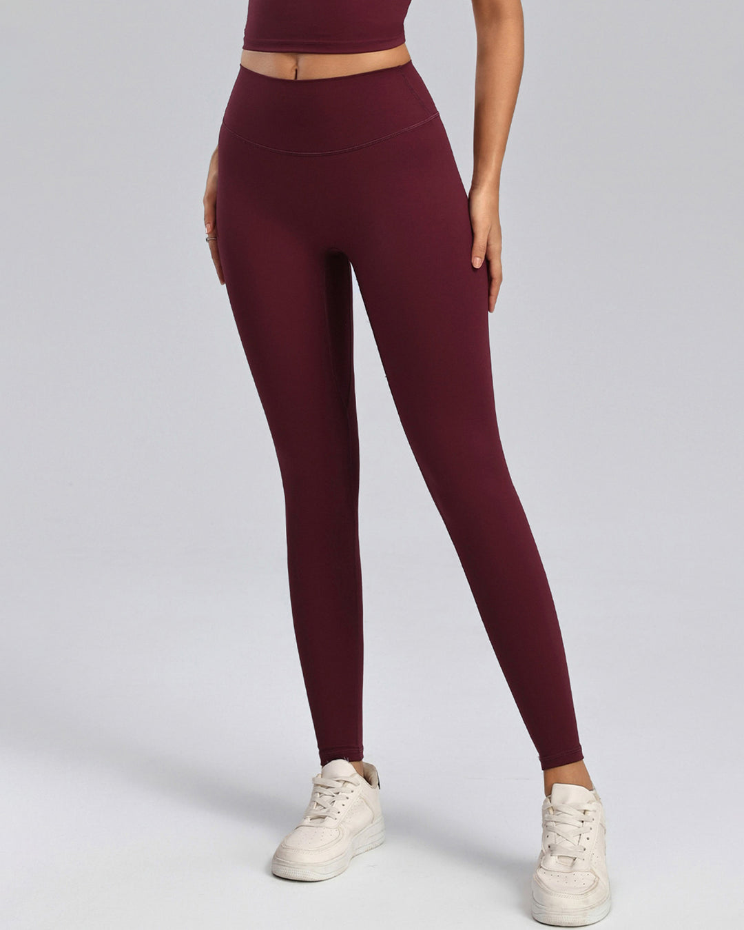 Haniya Seamless Leggings - Burgundy