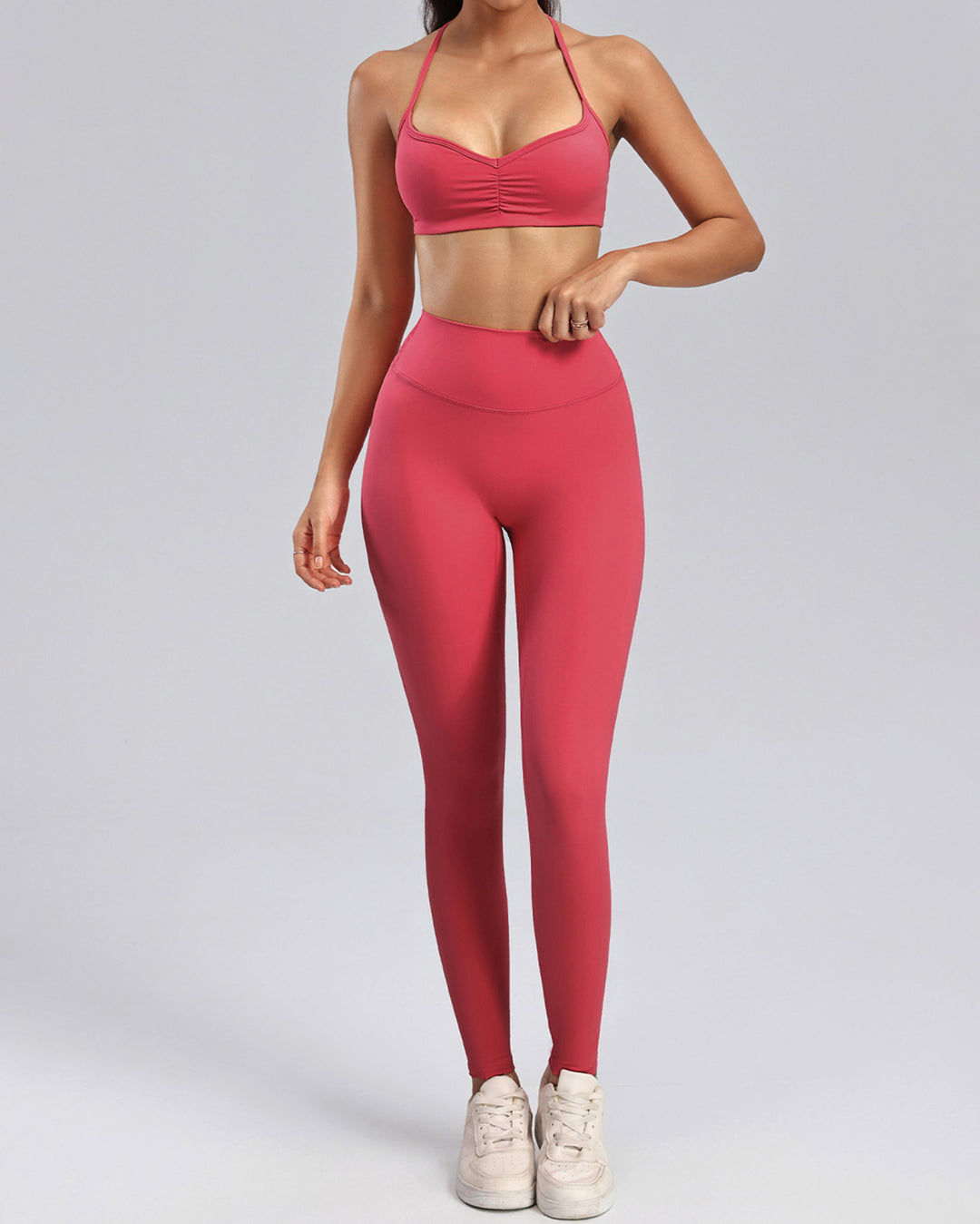 Haniya Seamless Leggings - Raspberry