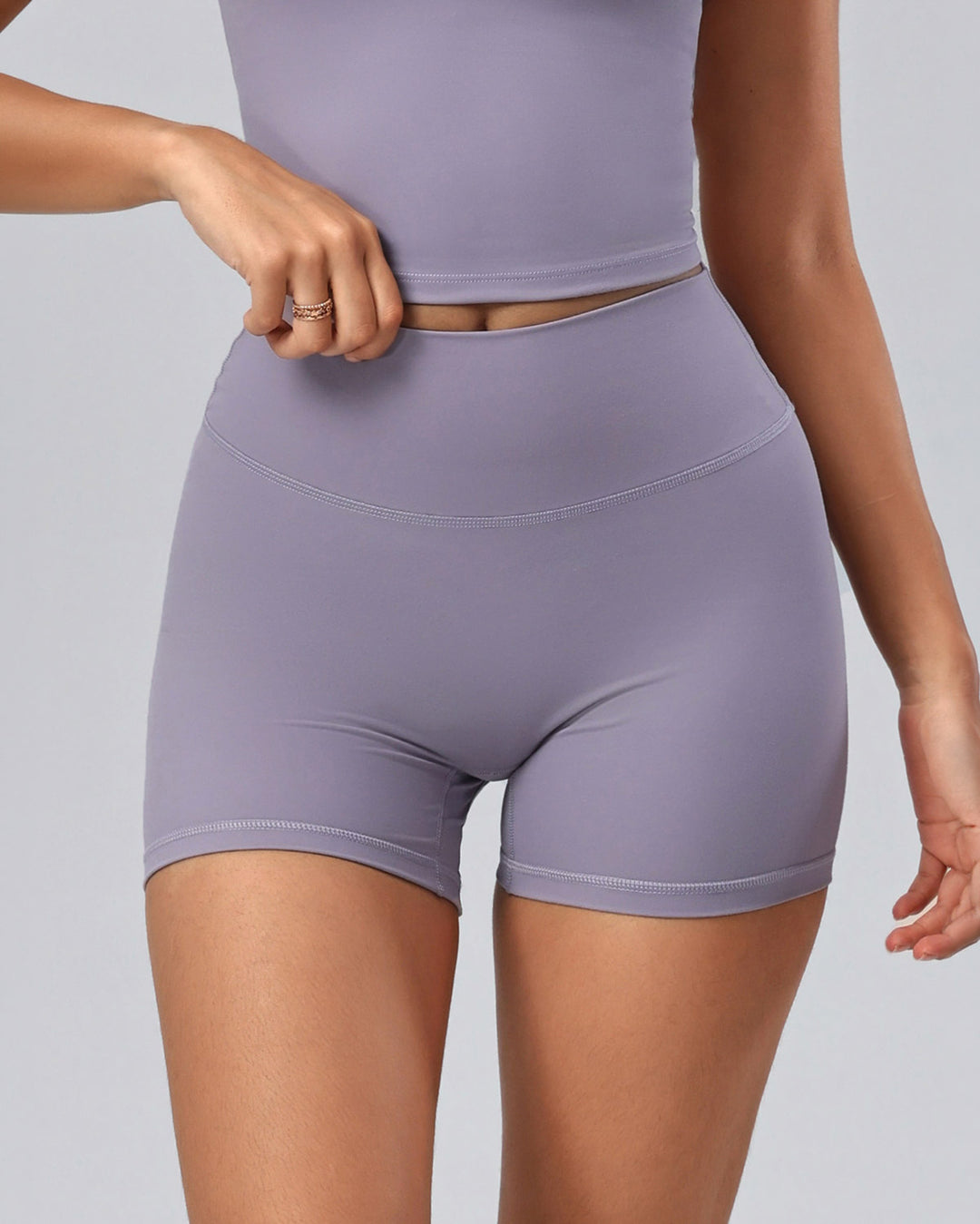 Haniya Seamless Shorts - Lilac