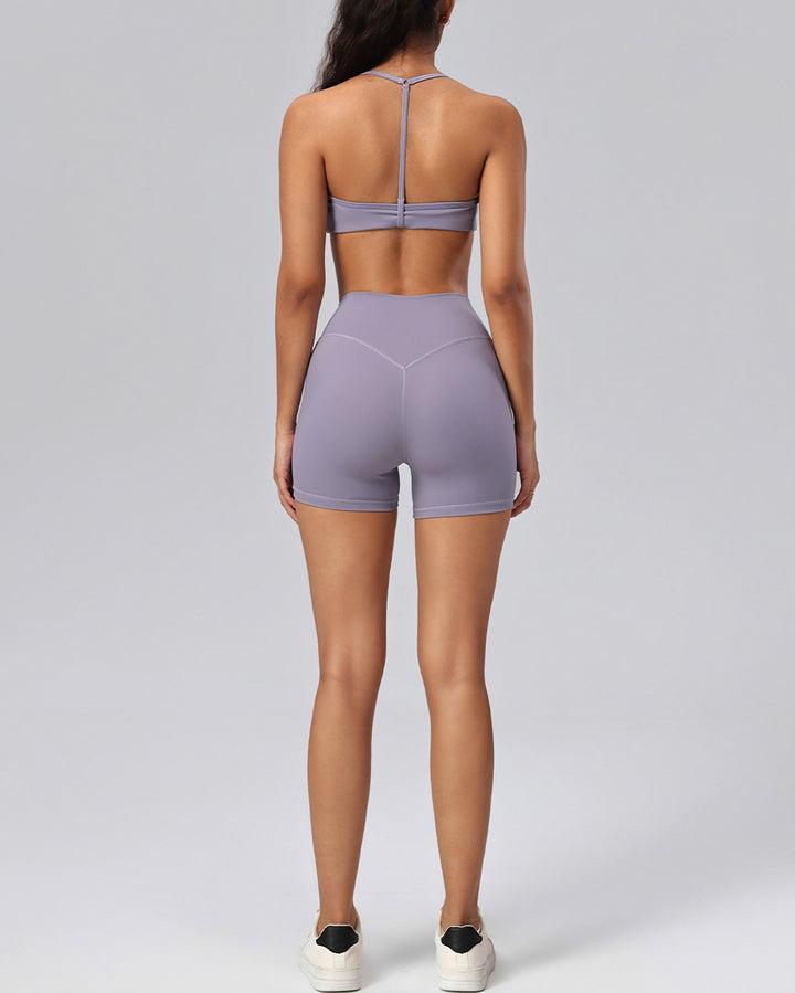 Haniya Seamless Shorts - Lilac
