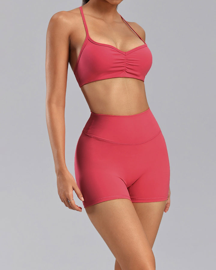Haniya Seamless Shorts - Raspberry