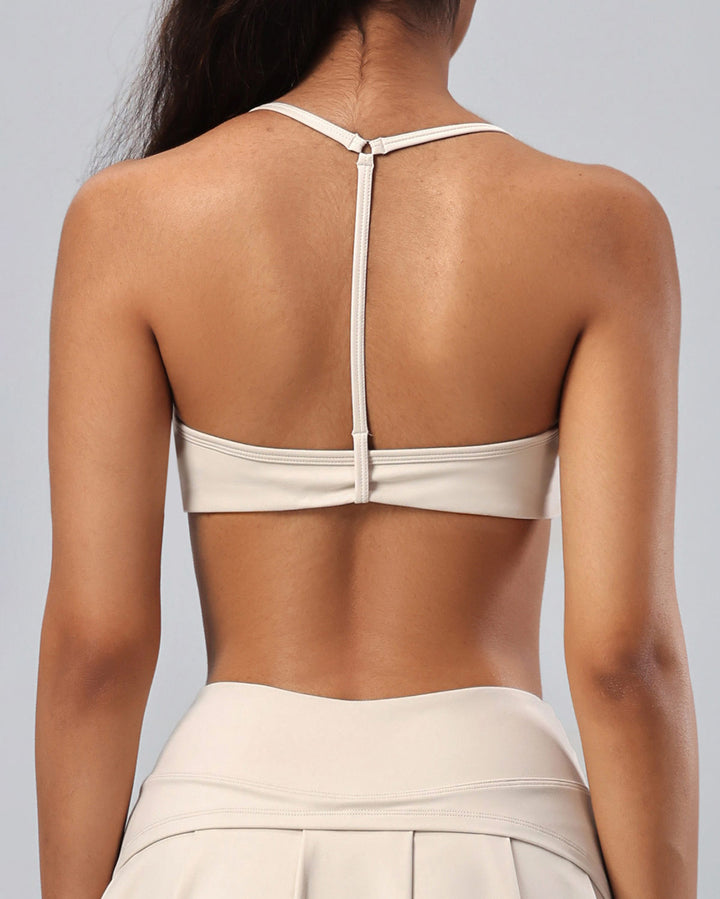 Haniya Sports Bra - Beige