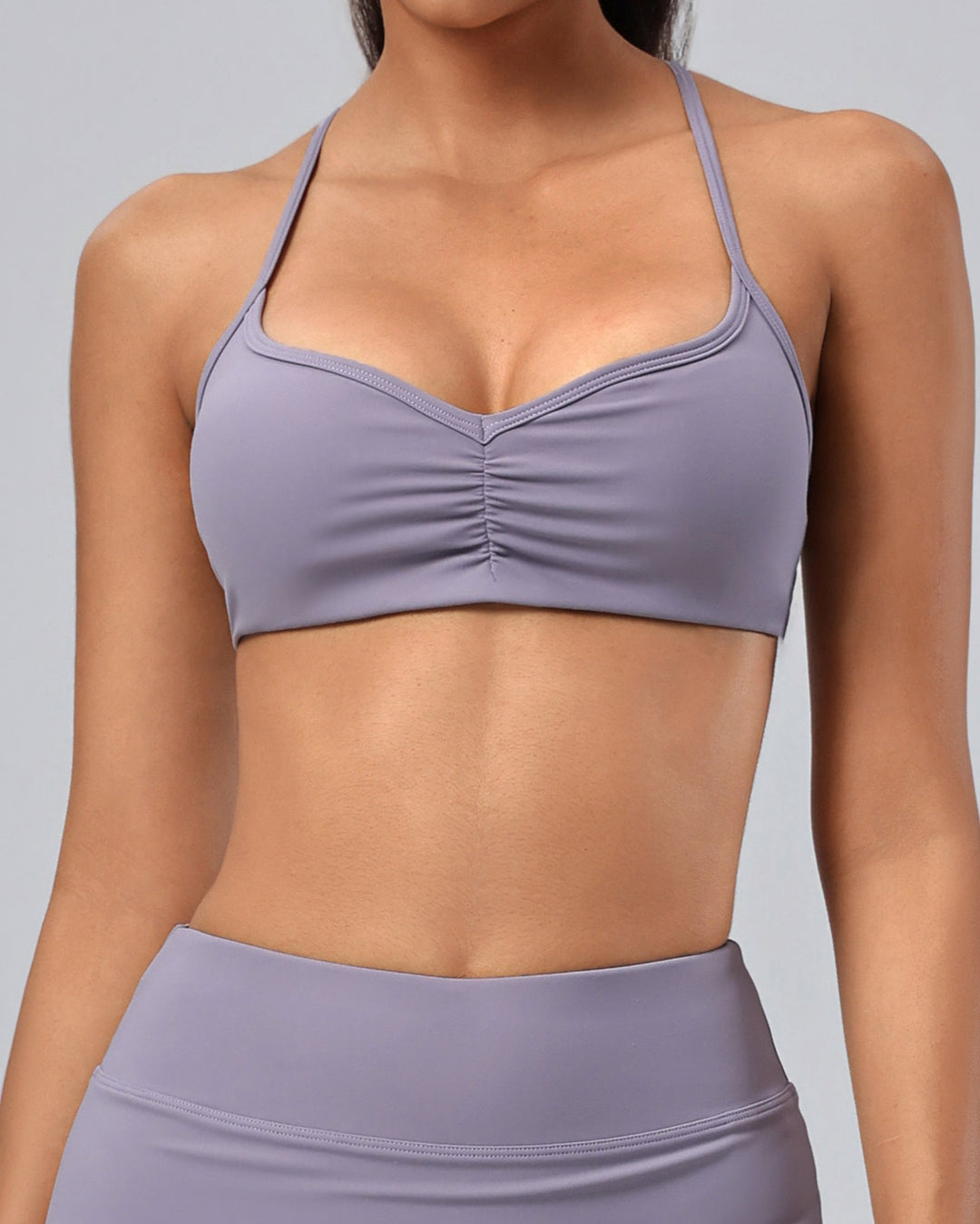Haniya Sports Bra - Lilac