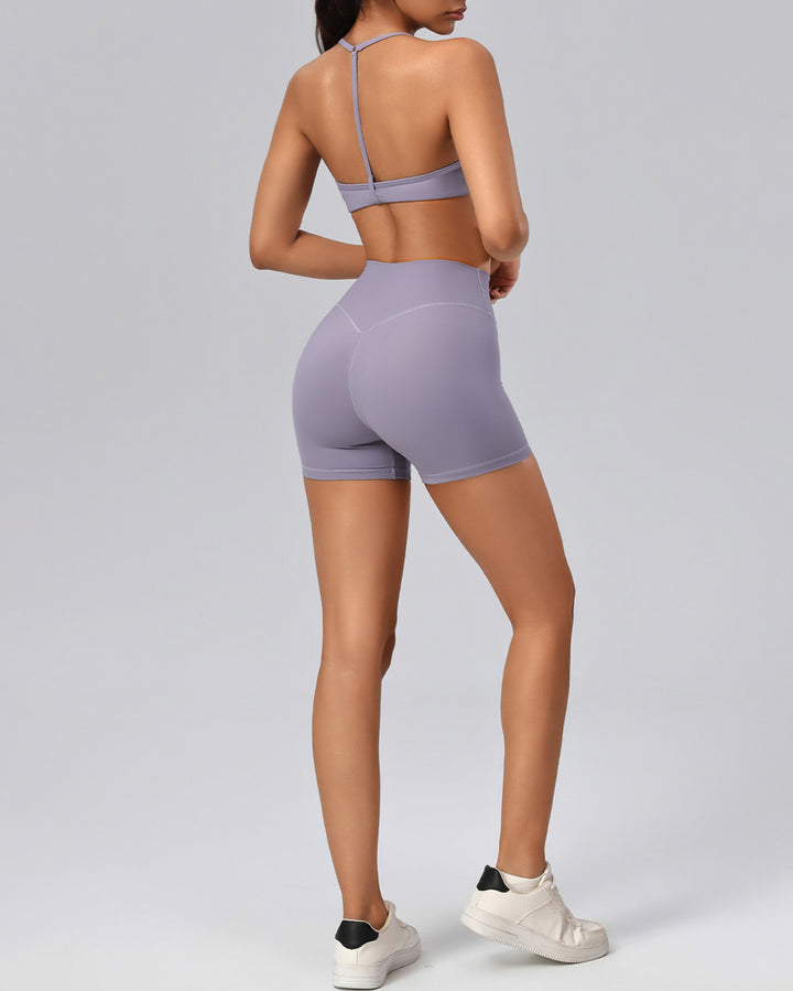 Haniya Sports Bra - Lilac