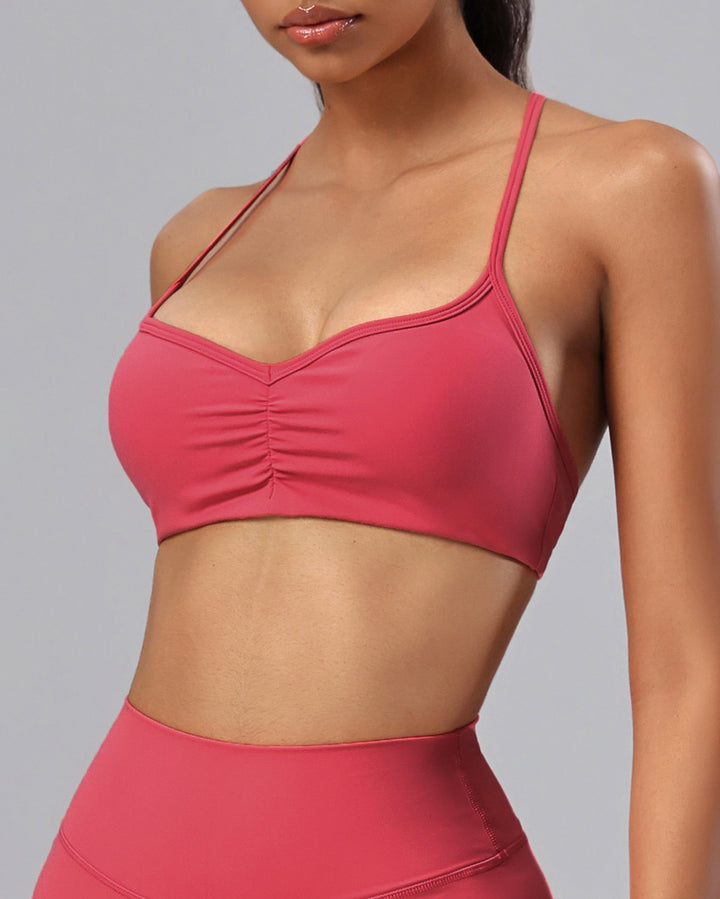 Haniya Sports Bra - Raspberry