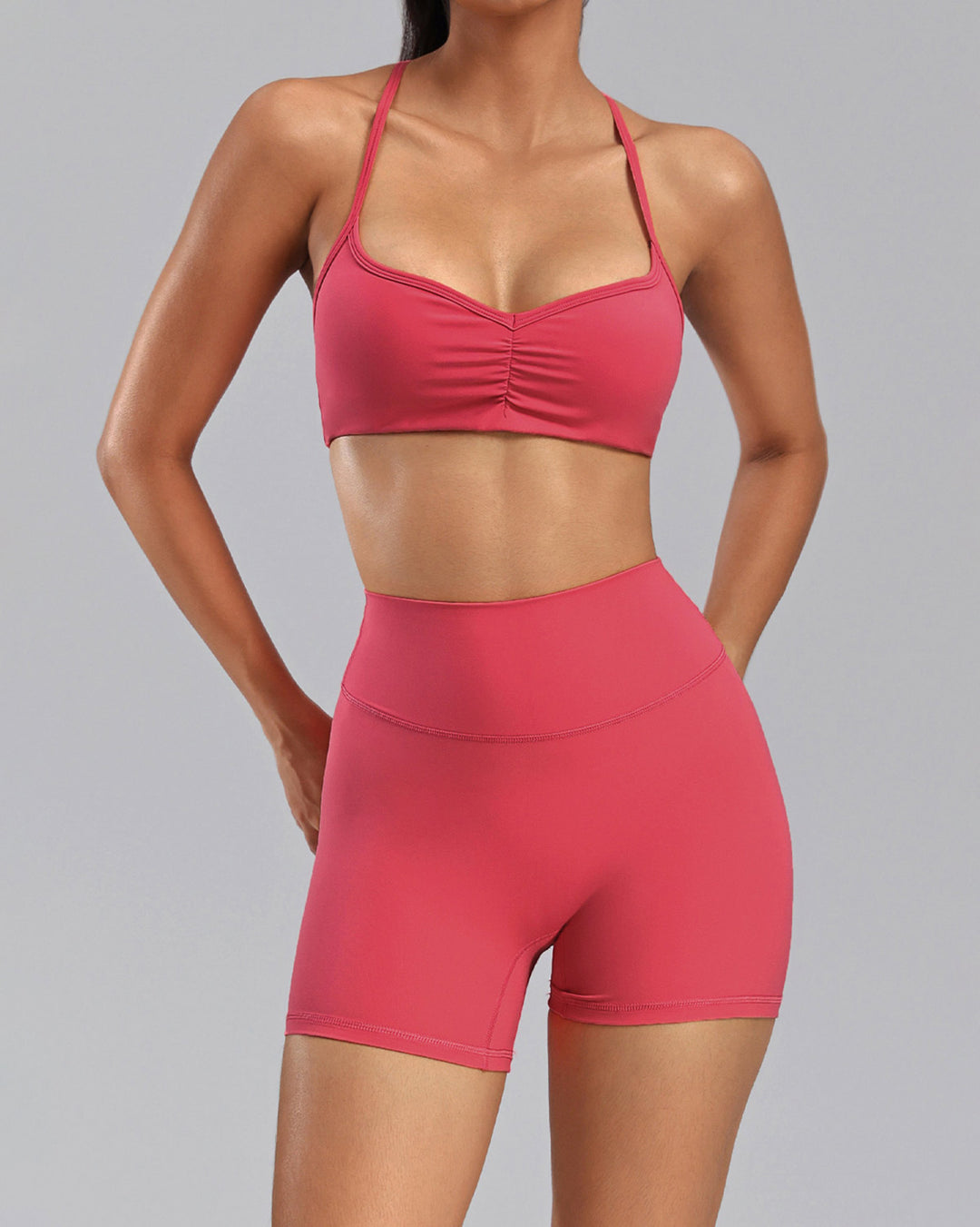 Haniya Sports Bra - Raspberry