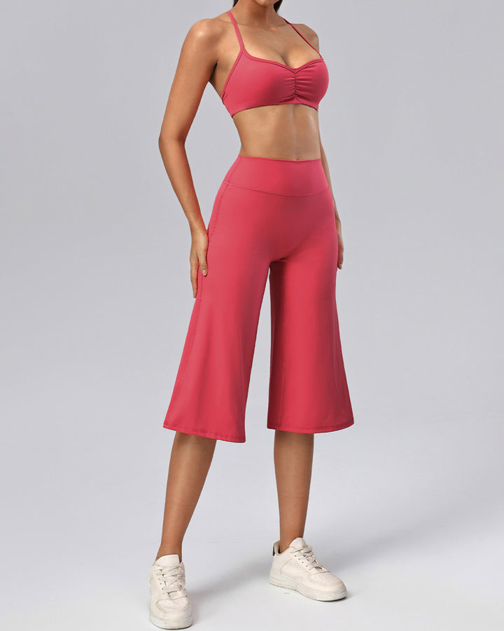 Haniya Sports Bra - Raspberry