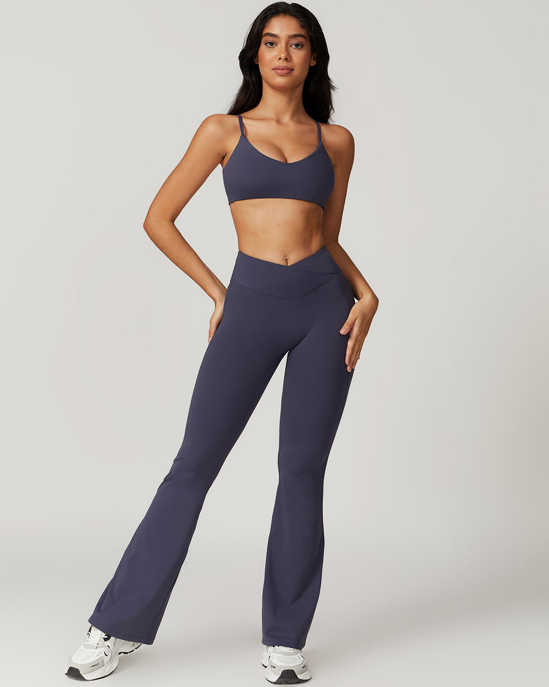 Hazel Sports Bra - Graphite