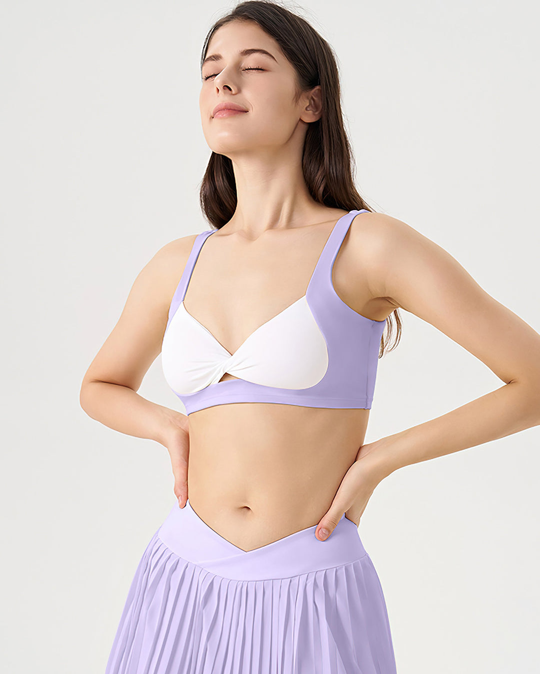 Helena Sports Bra - Purple
