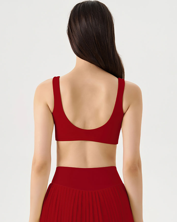 Helena Sports Bra - Red