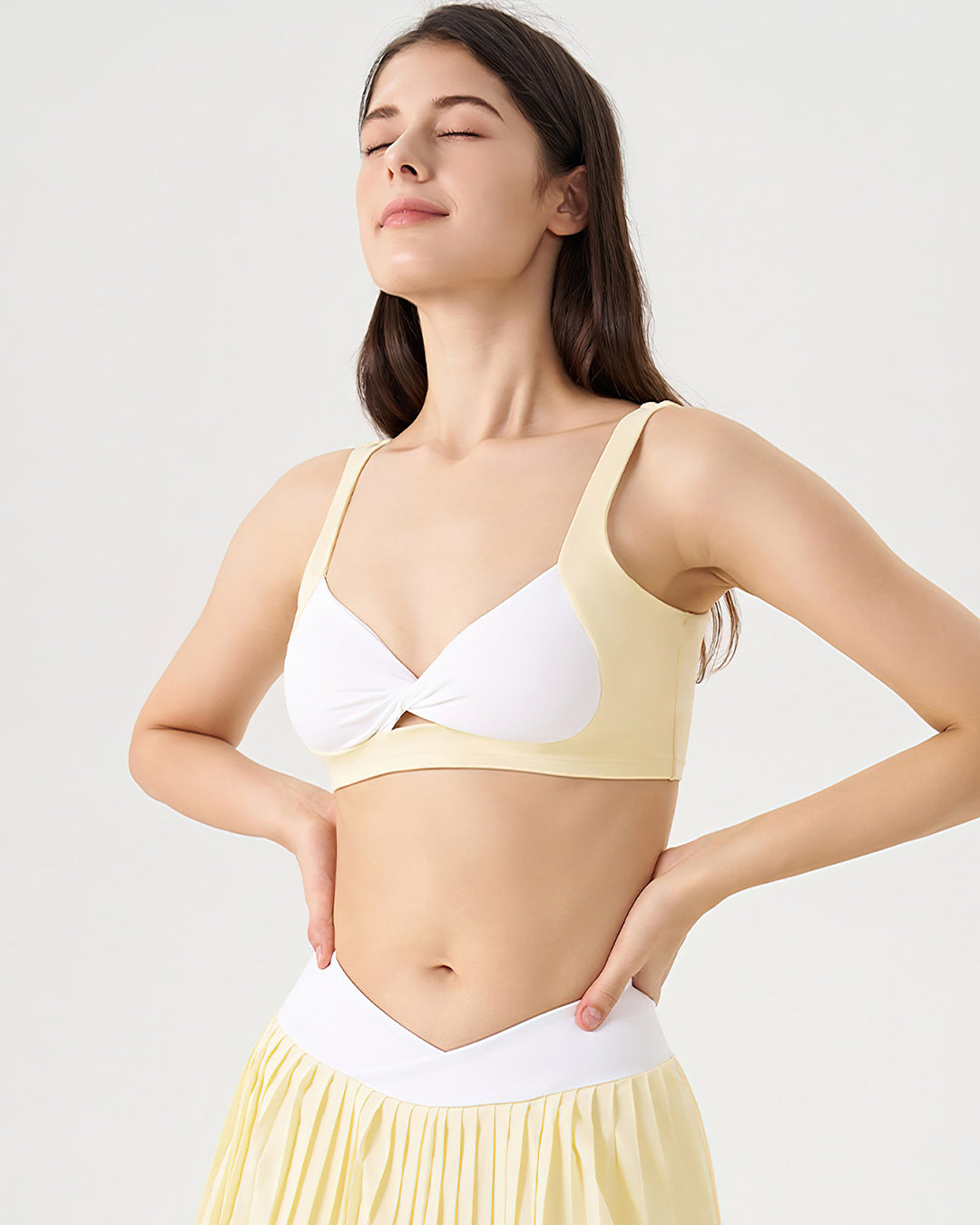 Helena Sports Bra - Yellow