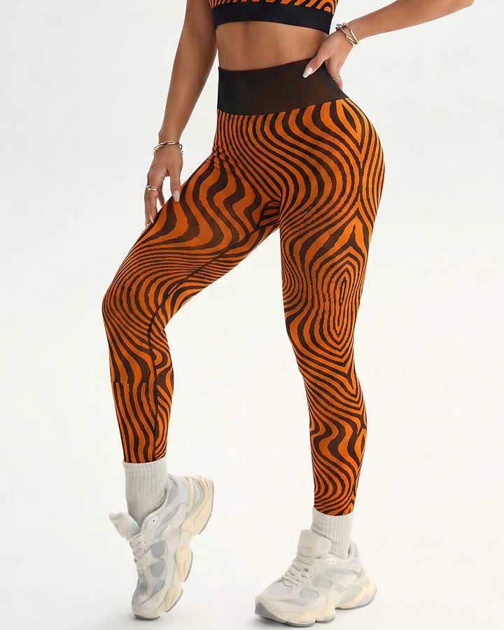 Hera Seamless Leggings - Brown